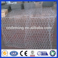 Galvanizado a quente galvanizado de baixo carbono de arame de aço Gabion caixa / Gabion colchão / gabion mat